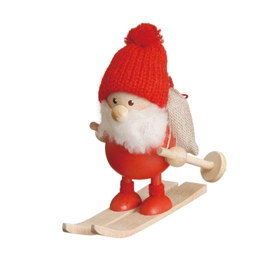 NORDIKA nisse ノルディカ ニッセ 人形 スキーをしてるふとっちょサンタ サンタクロース クリスマス オブジェ 飾り 木製 北欧 雑貨 プレゼント ギフト NRD120103 | ブランド登録なし | 02