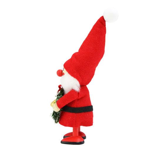 NORDIKA nisse ノルディカ ニッセ 人形 リースを持ったサンタ サンタクロース クリスマス オブジェ 飾り 木製 北欧 雑貨 置物 プレゼント ギフト NRD120505 | ブランド登録なし | 05