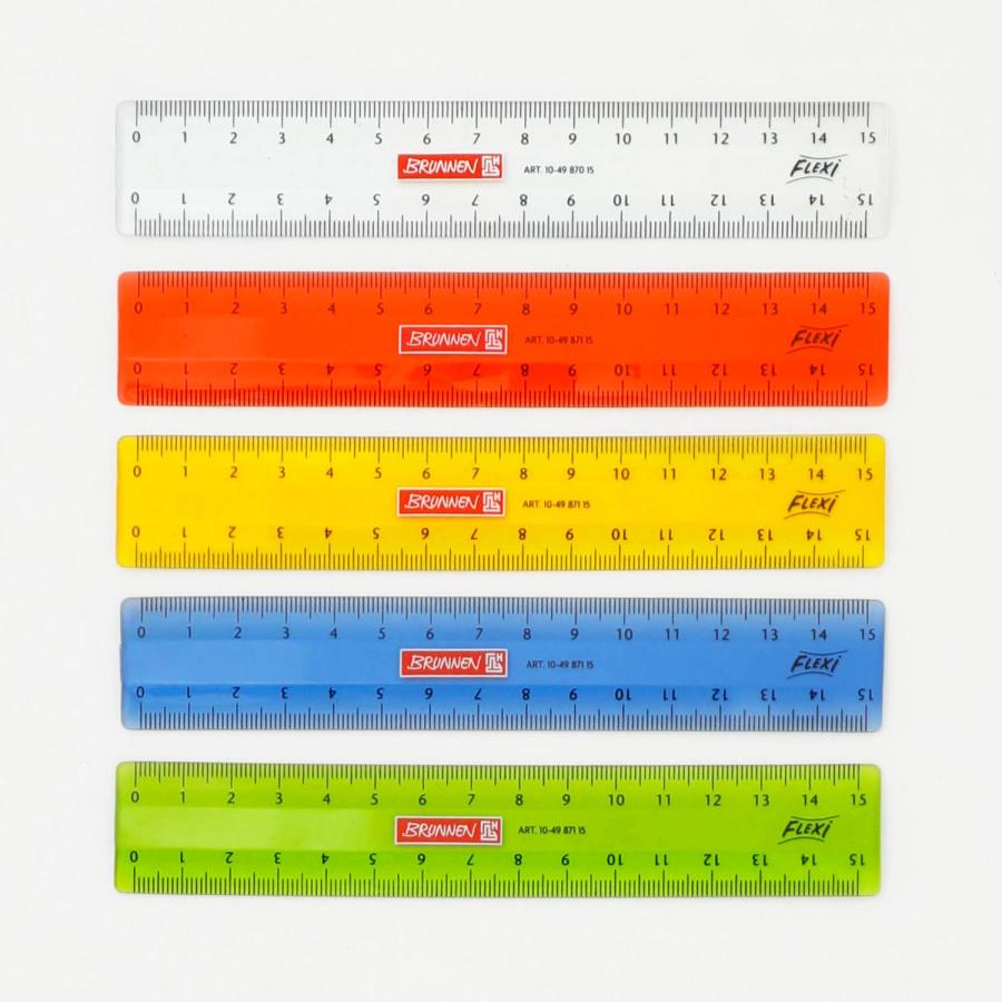 BRUNNEN ブルネン フレキシブルルーラー カラー S 15cm | HIGHTIDE | 10
