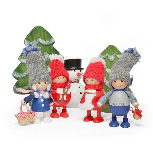 NORDIKA nisse ノルディカ ニッセ 人形 かごを持った青い女の子 クリスマス オブジェ 飾り 木製 北欧 雑貨 置物 プレゼント ギフト NRD120564 | ブランド登録なし | 06