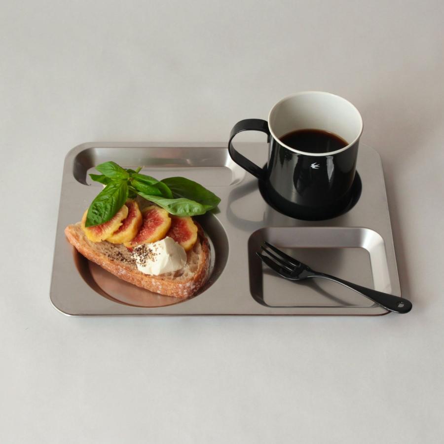 トレー GLOCAL STANDARD PRODUCTS CAFE TRAY カフェトレイ (GSP) グローカルスタンダードプロダクツ ステンレス ワンプレート 朝食 ランチ 日本製 シンプル | HIGHTIDE