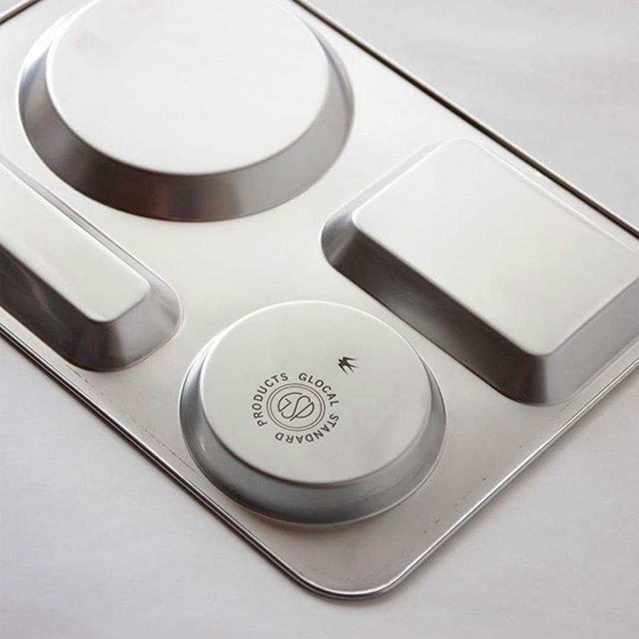 トレー GLOCAL STANDARD PRODUCTS CAFE TRAY カフェトレイ (GSP) グローカルスタンダードプロダクツ ステンレス ワンプレート 朝食 ランチ 日本製 シンプル | HIGHTIDE | 02