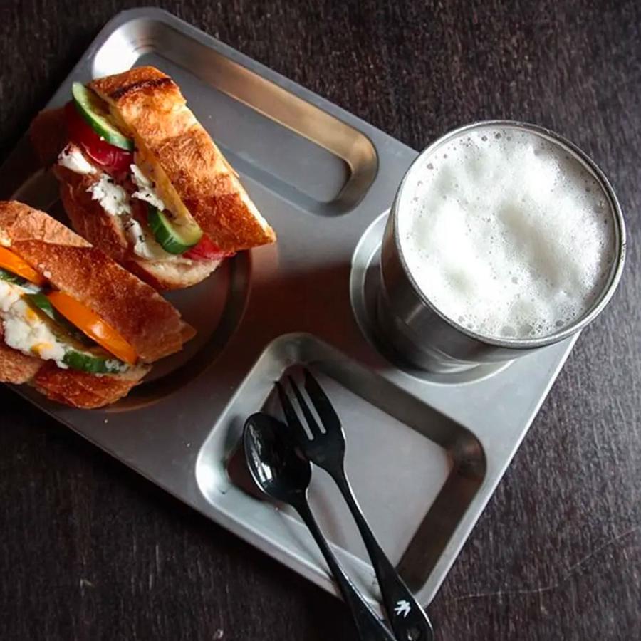 トレー GLOCAL STANDARD PRODUCTS CAFE TRAY カフェトレイ (GSP) グローカルスタンダードプロダクツ ステンレス ワンプレート 朝食 ランチ 日本製 シンプル | HIGHTIDE | 04