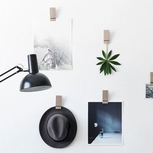 MOEBE ムーベ PINCH ピンチ  壁 壁掛け シンプル インテリア DIY ウォール 手軽 簡単 ディスプレイ カードスタンド 木製 クリップ 北欧 | ブランド登録なし