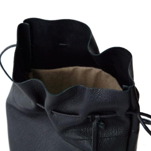 REN ショルダーバッグ スティル・キャニスターボトル レザー 巾着バッグ REN ショルダーバッグ スティル・キャニスターボトル レン 巾着