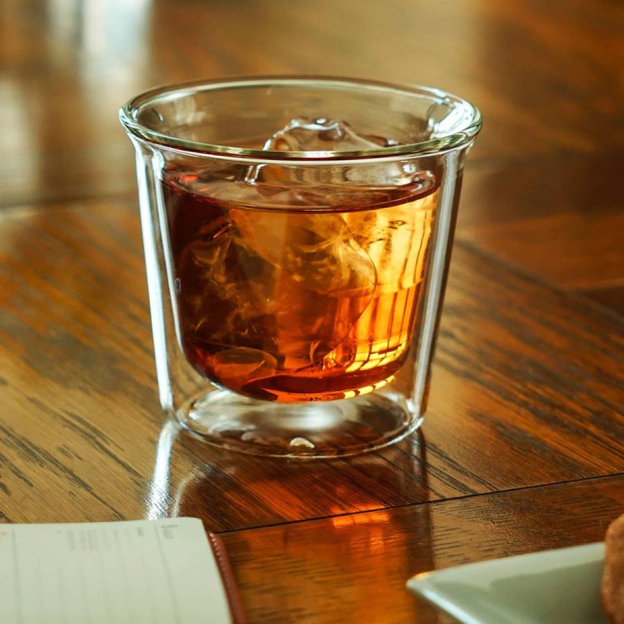 二重構造 KINTO CAST ダブルウォール ロックグラス 保温 保冷 コップ 食器 カップ ガラス 電子レンジ対応 食洗機対応 おしゃれ ギフト | KINTO | 02