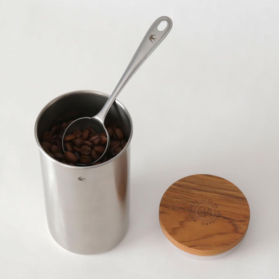 GLOCAL STANDARD PRODUCTS TSUBAME キャニスター ロング 保存容器 密閉 コーヒー豆 珈琲 ツバメ ステンレス コーヒー 茶葉 ギフト 日本製 | GLOCAL STANDARD PRODUCTS | 04