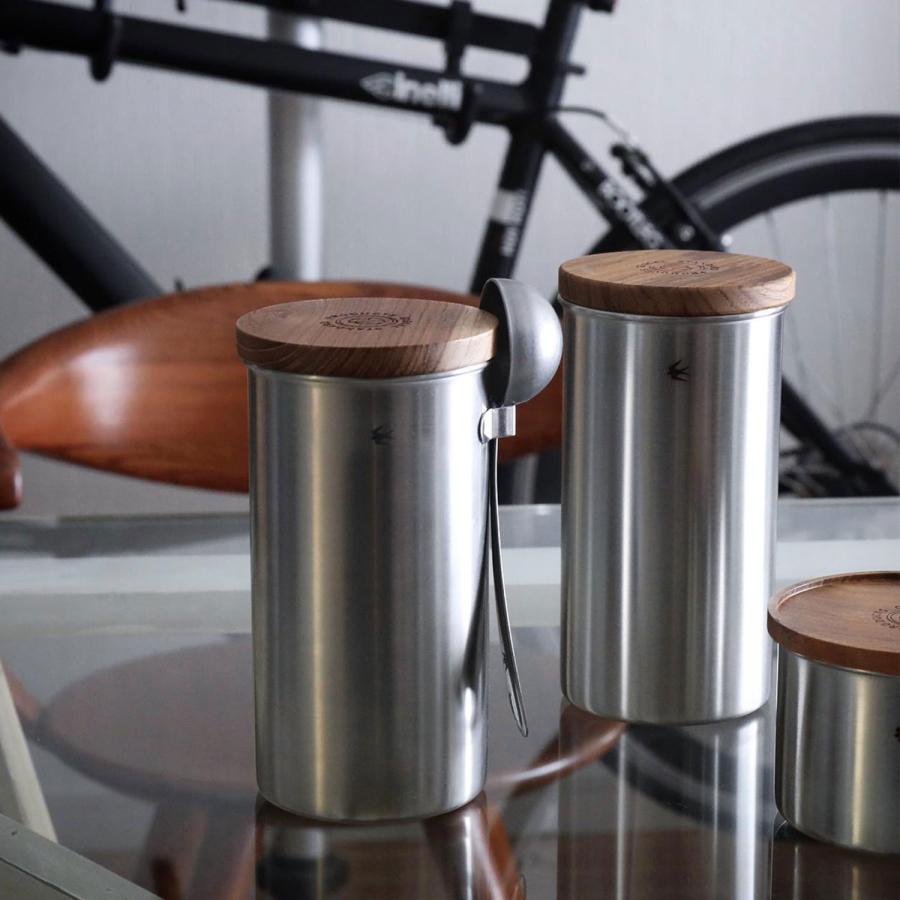 GLOCAL STANDARD PRODUCTS TSUBAME キャニスター ロング 保存容器 密閉 コーヒー豆 珈琲 ツバメ ステンレス コーヒー 茶葉 ギフト 日本製 | GLOCAL STANDARD PRODUCTS | 08