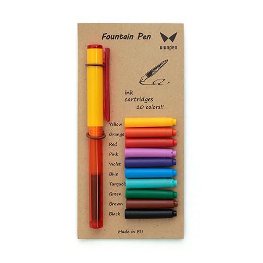Viva pen Space 万年筆＆インクカートリッジ10色セット | ブランド登録なし | 10