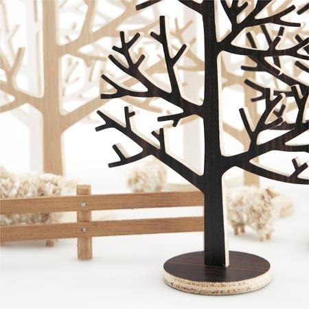 木製 オブジェ ウッドツリー ウォールナットS クリスマス 置物 飾り クリスマスツリー 卓上 アクセサリー 収納 雑貨 かわいい 北欧 日本製 ミニ 冬飾り | ブランド登録なし | 03