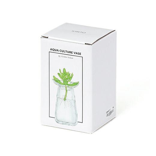 フラワーベース 花瓶 KINTO アクアカルチャーベース 80mm 一輪挿し 多肉植物 水耕栽培 ガラス 花器 おしゃれ ギフト シンプル 花 植物 球根 栽培 母の日 花以外 | KINTO | 03