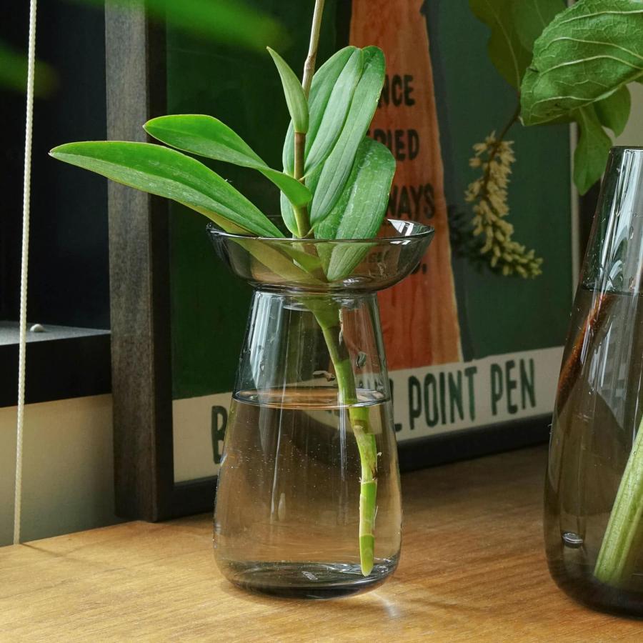 フラワーベース 花瓶 KINTO アクアカルチャーベース 80mm 一輪挿し 多肉植物 水耕栽培 ガラス 花器 おしゃれ ギフト シンプル 花 植物 球根 栽培 母の日 花以外 | KINTO | 04