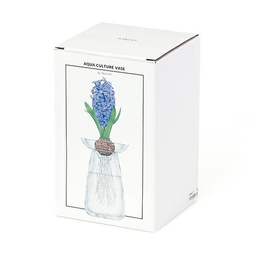 フラワーベース 花瓶 KINTO アクアカルチャーベース 120mm 多肉植物 水耕栽培  ガラス 花器 おしゃれ ギフト シンプル 大型 花 植物 球根 栽培 母の日 花以外 | KINTO | 08