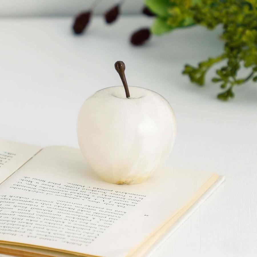Marble Apple Small マーブルアップル スモール りんご 林檎 オブジェ ペーパーウェイト インテリア 置物 ギフト インテリア 大理石 おしゃれ かわいい 贈り物 | ブランド登録なし | 15