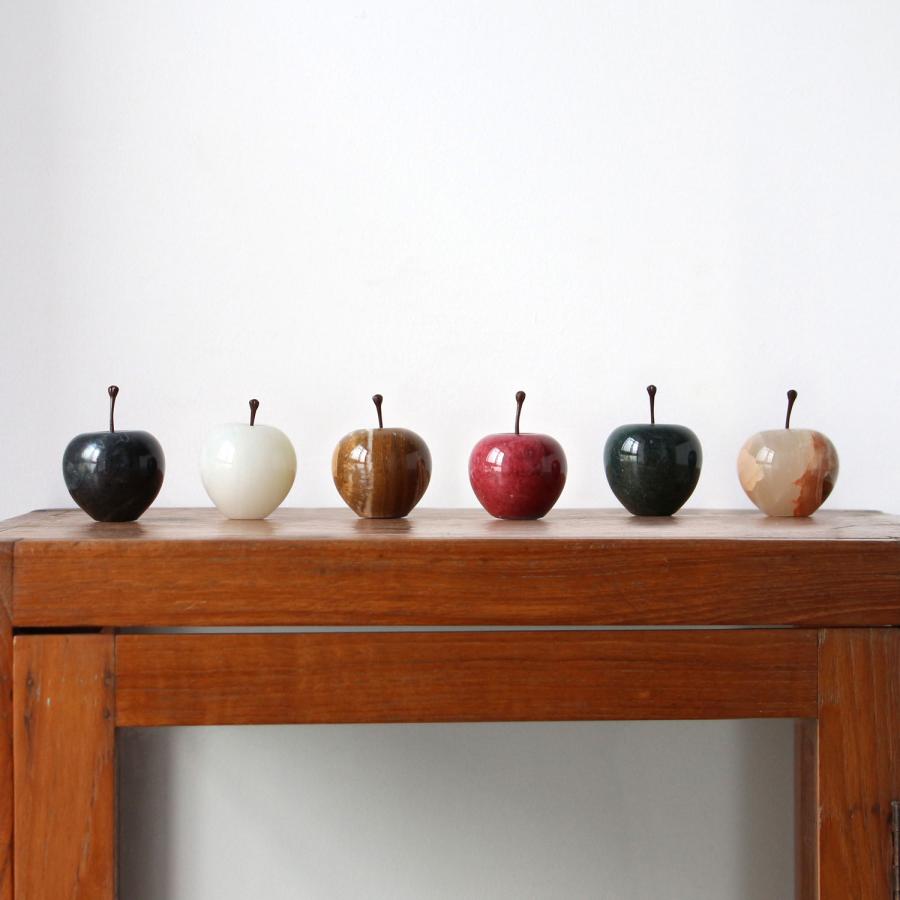 Marble Apple Small マーブルアップル スモール りんご 林檎 オブジェ ペーパーウェイト インテリア 置物 ギフト インテリア 大理石 おしゃれ かわいい 贈り物 | ブランド登録なし | 19