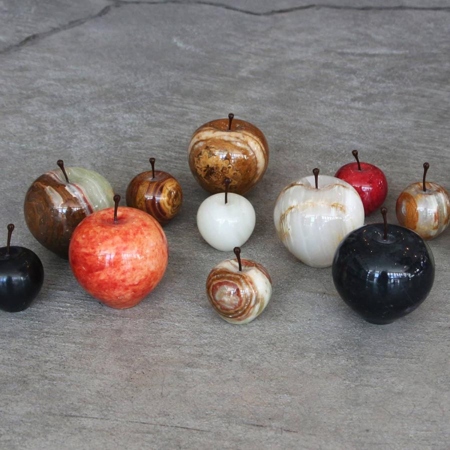 Marble Apple Small マーブルアップル スモール りんご 林檎 オブジェ ペーパーウェイト インテリア 置物 ギフト インテリア 大理石 おしゃれ かわいい 贈り物 | ブランド登録なし | 20