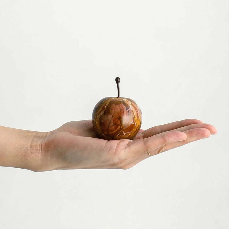 Marble Apple Small マーブルアップル スモール りんご 林檎 オブジェ ペーパーウェイト インテリア 置物 ギフト インテリア 大理石 おしゃれ かわいい 贈り物 | ブランド登録なし | 07