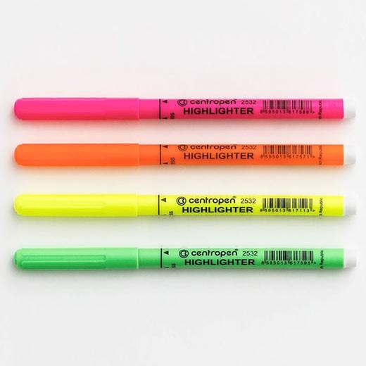 新学期 文房具 centropen セントロペン HIGHLIGHTER ハイライター 2532 蛍光ペン 筆記具 手帳 プチギフト | ブランド登録なし