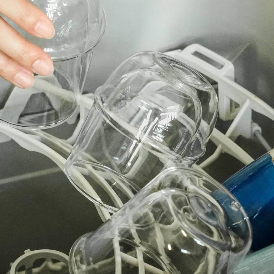 二重構造 KINTO キントー KRONOS ダブルウォール コーヒーカップ 250ml 保温 保冷 コップ 食器 カップ ガラス 電子レンジ対応 食洗機対応 母の日 プレゼント | KINTO | 11