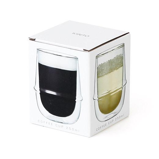 二重構造 KINTO キントー KRONOS ダブルウォール コーヒーカップ 250ml 保温 保冷 コップ 食器 カップ ガラス 電子レンジ対応 食洗機対応 母の日 プレゼント | KINTO | 13