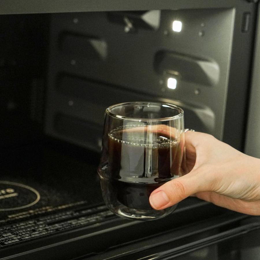 二重構造 KINTO キントー KRONOS ダブルウォール コーヒーカップ 250ml 保温 保冷 コップ 食器 カップ ガラス 電子レンジ対応 食洗機対応 母の日 プレゼント | KINTO | 05
