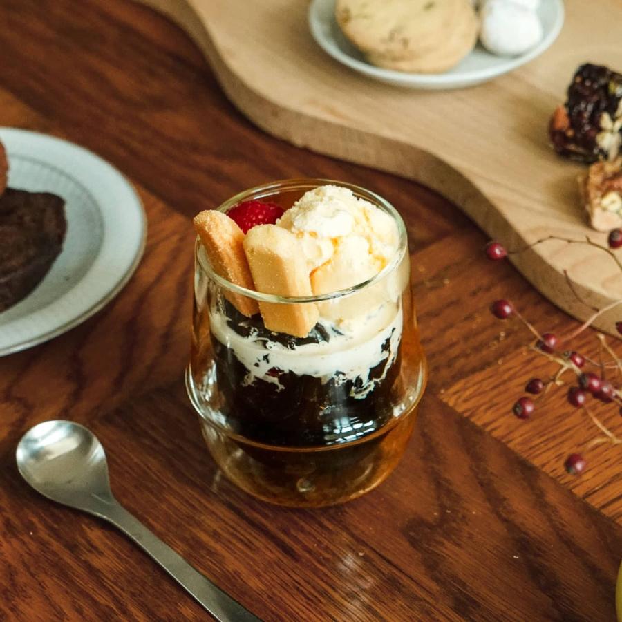 二重構造 KINTO キントー KRONOS ダブルウォール コーヒーカップ 250ml 保温 保冷 コップ 食器 カップ ガラス 電子レンジ対応 食洗機対応 母の日 プレゼント | KINTO | 10