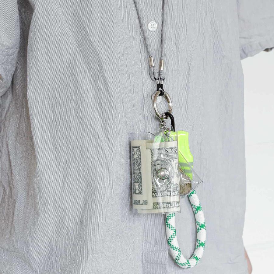 【ハイタイド限定カラー】財布 SALLIES Pocket Pal ポケットパル ミニマルウォレット (クリア) サリーズ 小さい財布 コンパクト ミニ財布 三つ折り財布 透明 | SALLIES | 12