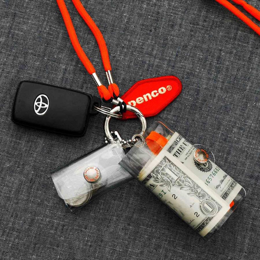 【ハイタイド限定カラー】財布 SALLIES Pocket Pal ポケットパル ミニマルウォレット (クリア) サリーズ 小さい財布 コンパクト ミニ財布 三つ折り財布 透明 | SALLIES | 21