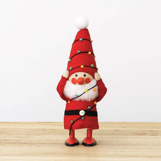 NORDIKA nisse ノルディカ ニッセ 電飾にからまるサンタ（赤