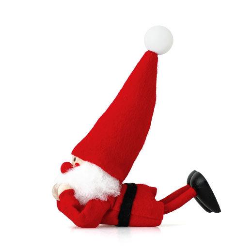 NORDIKA nisse ノルディカ ニッセ 寝転がるサンタ（赤） サンタ サンタクロース クリスマス オブジェ 飾り 木製 北欧 雑貨 置物 プレゼント ギフト NRD120648 | ブランド登録なし | 04