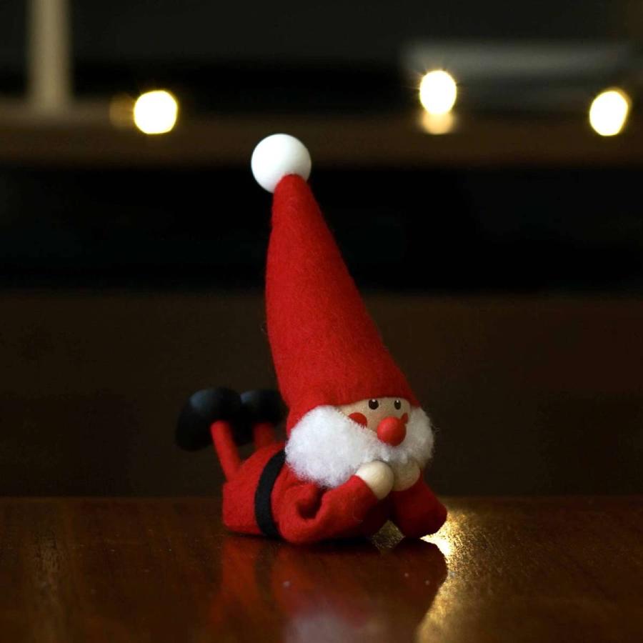 NORDIKA nisse ノルディカ ニッセ 寝転がるサンタ（赤） サンタ サンタクロース クリスマス オブジェ 飾り 木製 北欧 雑貨 置物 プレゼント ギフト NRD120648 | ブランド登録なし | 06