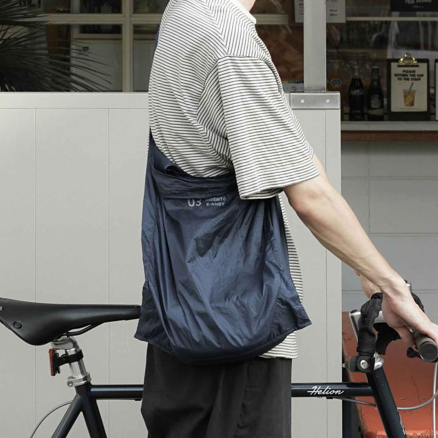 エコバッグ CONVENI BAG INBENTO コンビニバッグ インベント (M) 折りたたみ サブバッグ コンパクト メンズ レディース トラベル 旅行 帰省 普段使い 軽量 | romo | 24