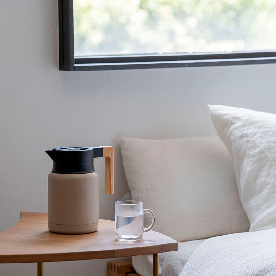 保温・保冷ジャグ 魔法瓶 卓上ポット RIVERS リバーズ THERMO JUG KEAT サーモジャグ キート 1200 ポット ステンレス製 おしゃれ アウトドア キャンプ ギフト | RIVERS