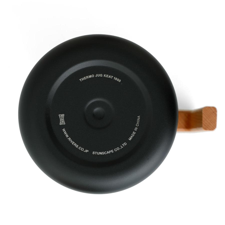 保温・保冷ジャグ 魔法瓶 卓上ポット RIVERS リバーズ THERMO JUG KEAT サーモジャグ 1600 ポット ステンレス製 おしゃれ アウトドア キャンプ ギフト | RIVERS | 04