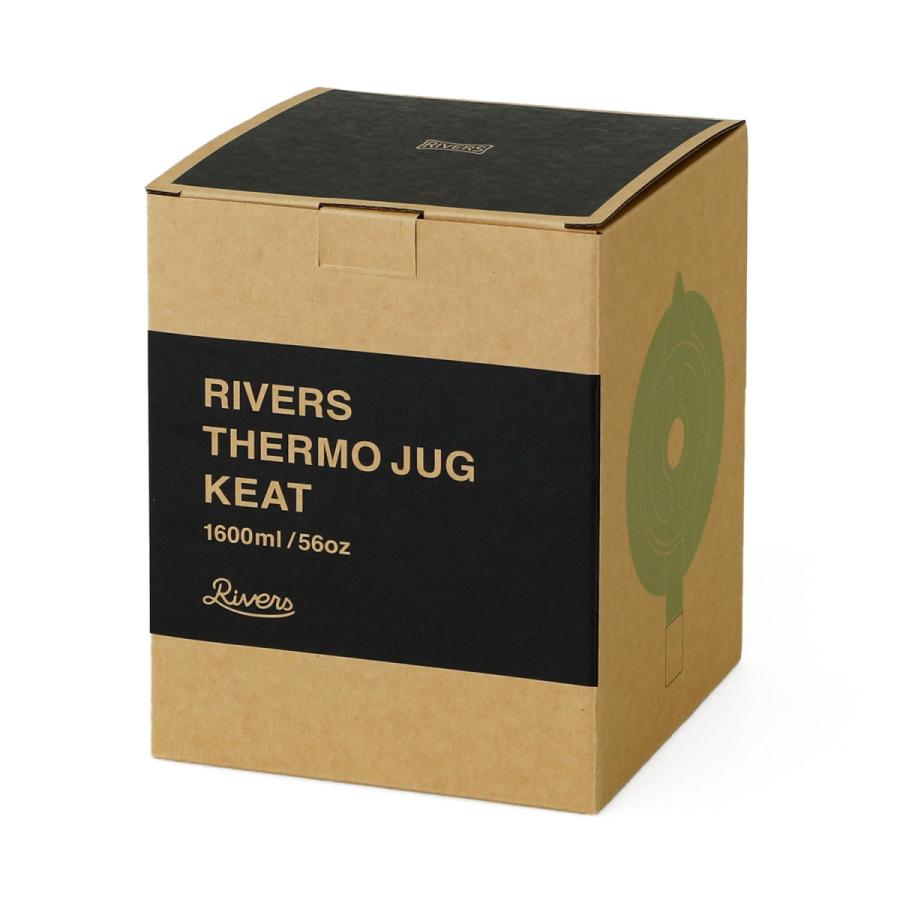 保温・保冷ジャグ 魔法瓶 卓上ポット RIVERS リバーズ THERMO JUG KEAT サーモジャグ 1600 ポット ステンレス製 おしゃれ アウトドア キャンプ ギフト | RIVERS | 12