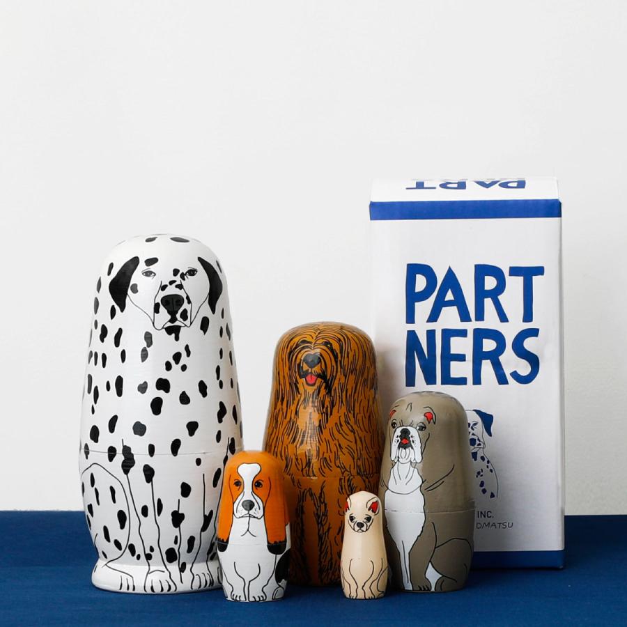 Partners パートナーズ マトリョーシカ 人形 オブジェ 置き物 木製 | DETAIL