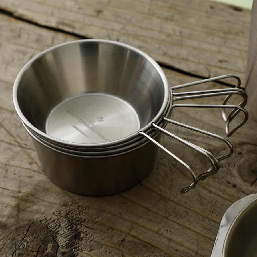 TSUBAME Sierra cup シェラカップ 480ml 深型 シルバー ステンレス 直火 キャンプ 食器 皿 アウトドア バーベキュー スタッキング | 