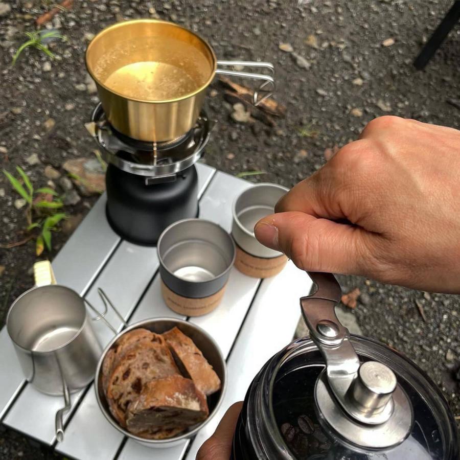 TSUBAME Sierra cup シェラカップ 480ml 深型 ゴールド 真鍮 直火 キャンプ 食器 皿 アウトドア バーベキュー スタッキング |  | 09