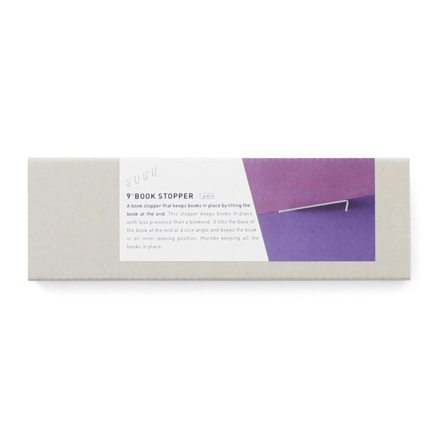 SOGU 9°ブックストッパー BOOK STOPPER 本立て ブックエンド ブックスタンド ディスプレイスタンド |  | 02