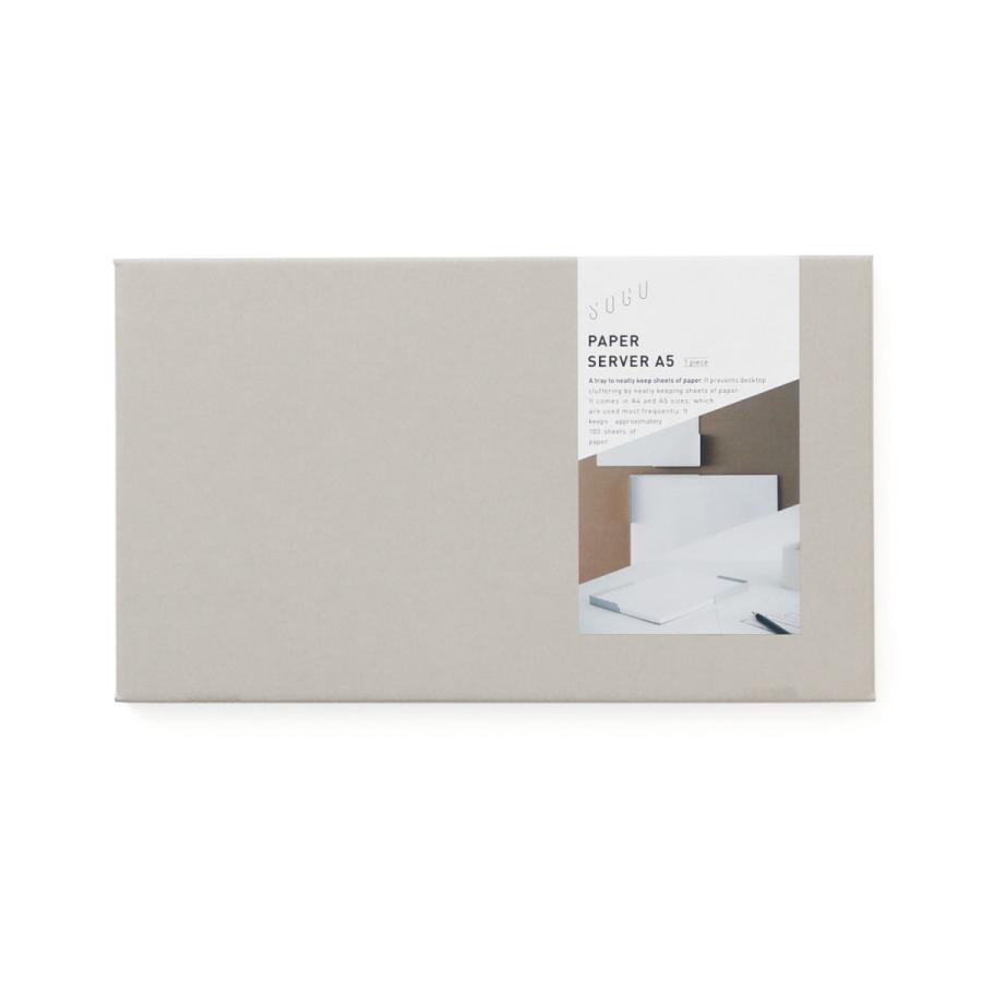 デスク整理 机上収納 SOGU ペーパーサーバー A5 PAPER SERVER ペーパートレイ デスクトレー レタートレー 書類 収納 書類置き オフィス 在宅 |  | 02