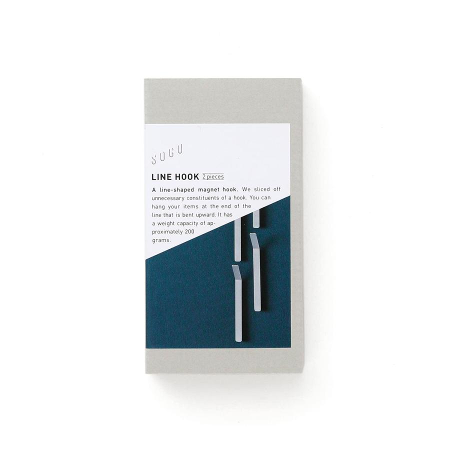 SOGU ラインフック 2個入り LINE HOOK  マグネットフック 強力 おしゃれ 壁掛けフック 玄関収納 キッチン マグネット  壁面フック 強力フック ディスプレイ |  | 03