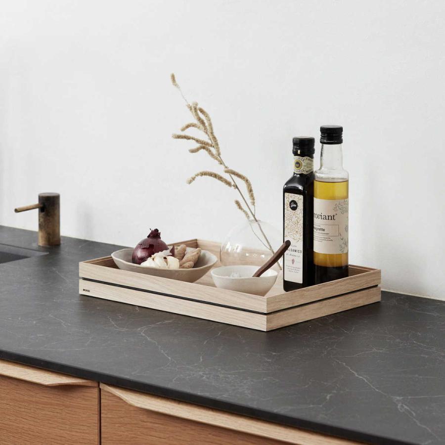 デスク整理 机上収納 MOEBE ムーベ オーガナイズ L デスクトレー A4 木製 デスクトレイ 収納 ボックス 小物入れ トレー スタッキング 北欧 ナチュラル ORGANISE | 