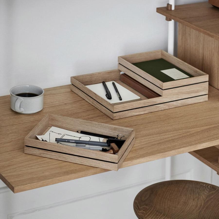デスク整理 机上収納 MOEBE ムーベ オーガナイズ L デスクトレー A4 木製 デスクトレイ 収納 ボックス 小物入れ トレー スタッキング 北欧 ナチュラル ORGANISE |  | 09