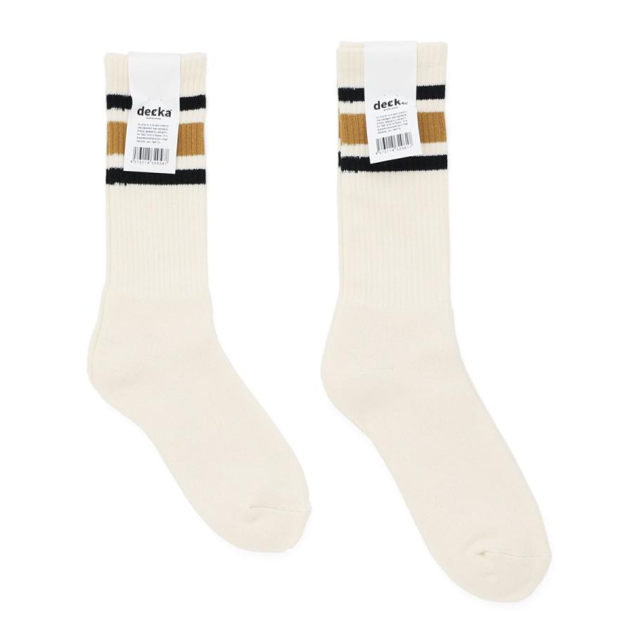 靴下 レディース decka Quality socks 80’s スケーターソックス デカ レディース靴下 ソックス 日本製 80's Skater Socks 雑貨 ギフト ラインソックス 厚手 | decka Quality socks | 08