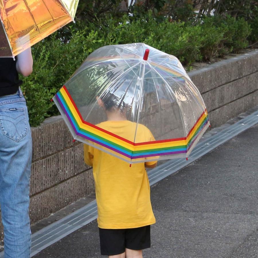 キッズ ドーム アンブレラ レインボー 子供 傘 女の子 こども 傘 50cm 透明 虹 Hightide Online ハイタイド 通販 Paypayモール