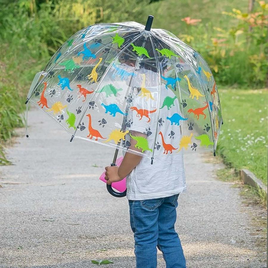 キッズ ドーム アンブレラ ダイナソー 子供 傘 男の子 こども 傘 50cm 透明 恐竜 Hightide Online ハイタイド 通販 Paypayモール