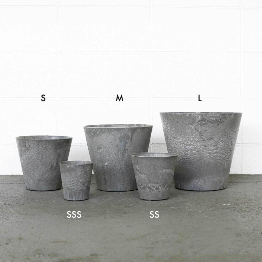 プランター 鉢 植木鉢 3号 4号 amabro ART STONE（SSS） アートストーン インテリア 植物 軽量　鉢植え 花 栽培 ギフト かわいい おしゃれ ガーデニング | amabro | 13