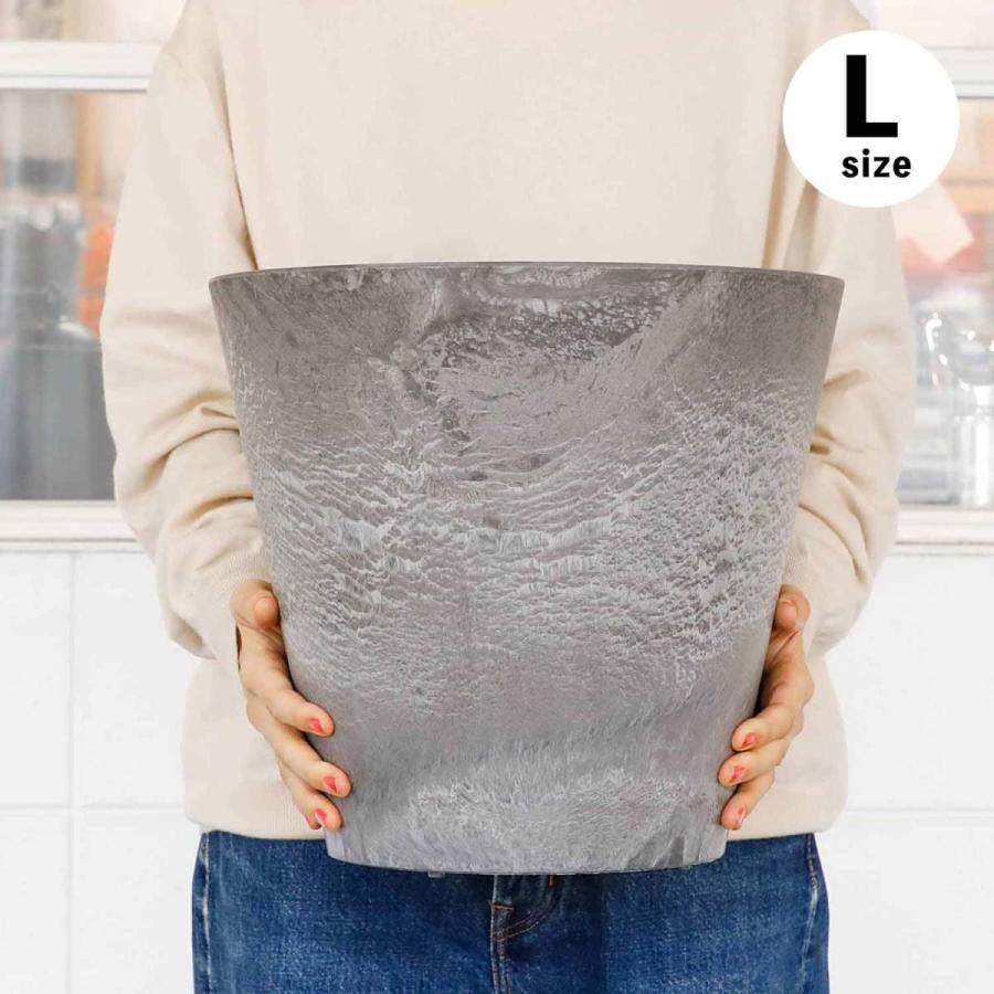 プランター 鉢 植木鉢 10号 11号 amabro ART STONE（L）アートストーン インテリア 植物 軽量 ギフト かわいい おしゃれ ガーデニング | amabro