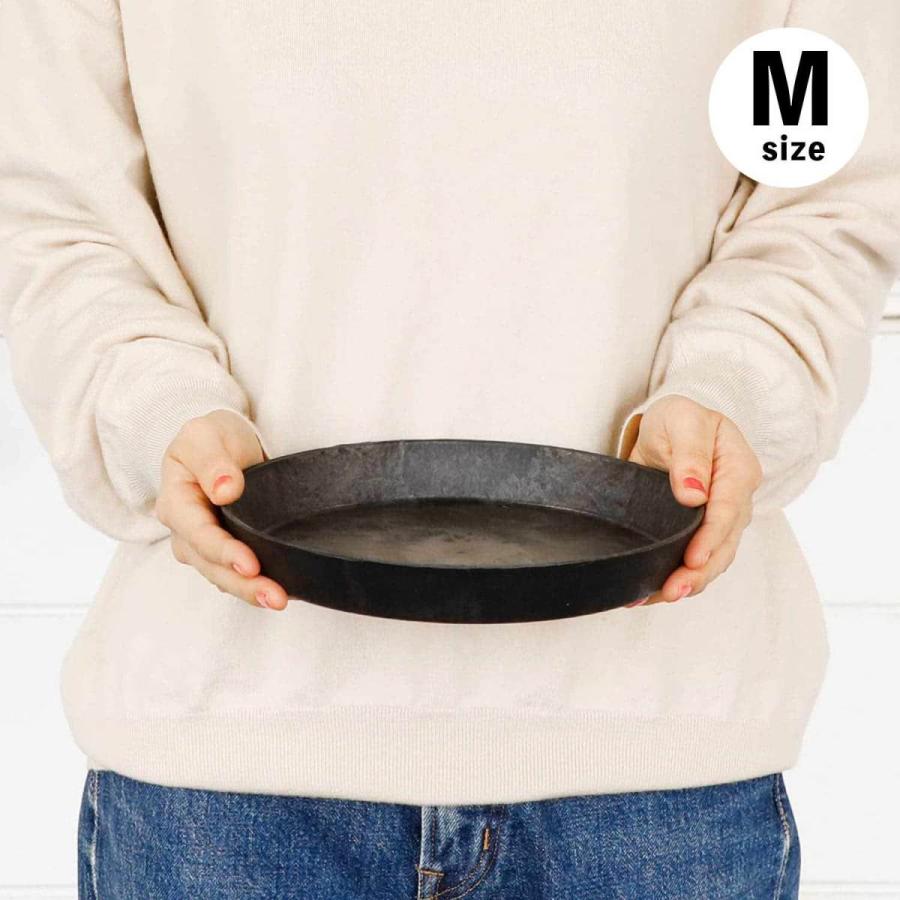 アートストーン 受皿 木鉢 受け皿 amabro ART STONE SAUCER（M）アートストーン ソーサー 8号 9号 プランター 鉢 インテリア 植物 軽量 鉢皿 植木鉢 鉢植え | amabro
