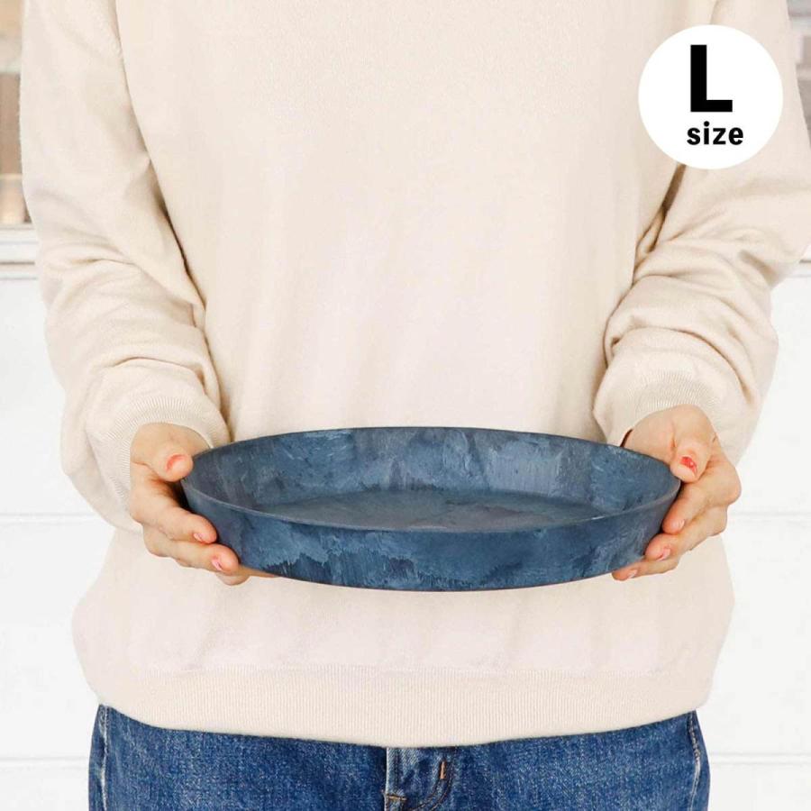 アートストーン 受皿 木鉢 受け皿 amabro ART STONE SAUCER（L）アートストーン ソーサー 10号 11号 プランター 鉢 インテリア 植物 軽量 鉢皿 植木鉢 鉢植え | amabro